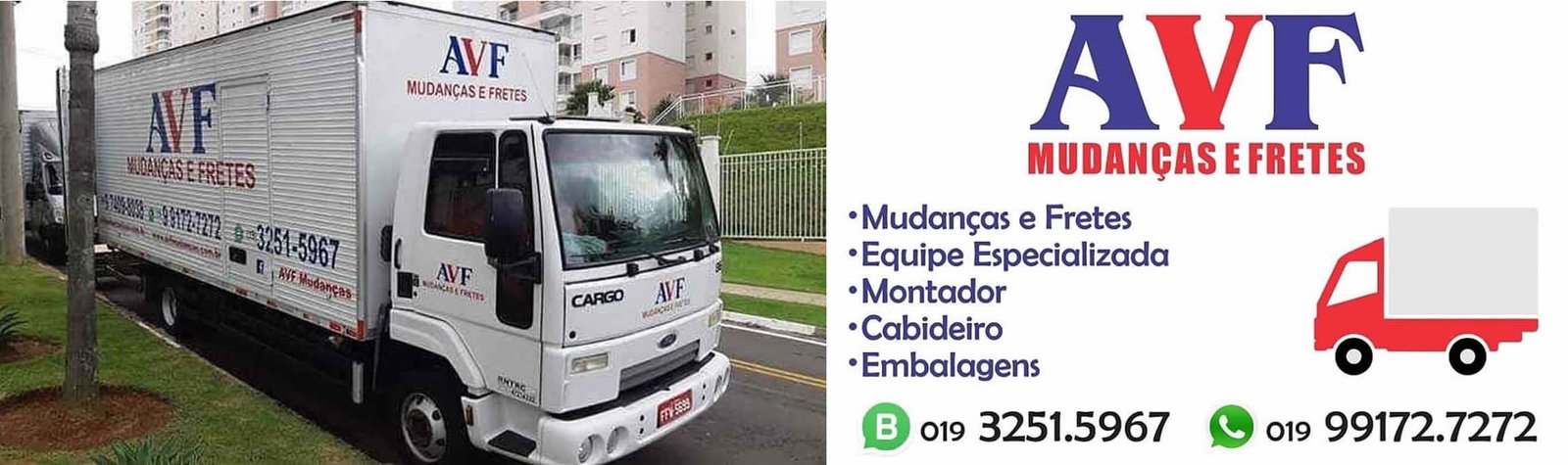 Caminhão para frete em Campinas